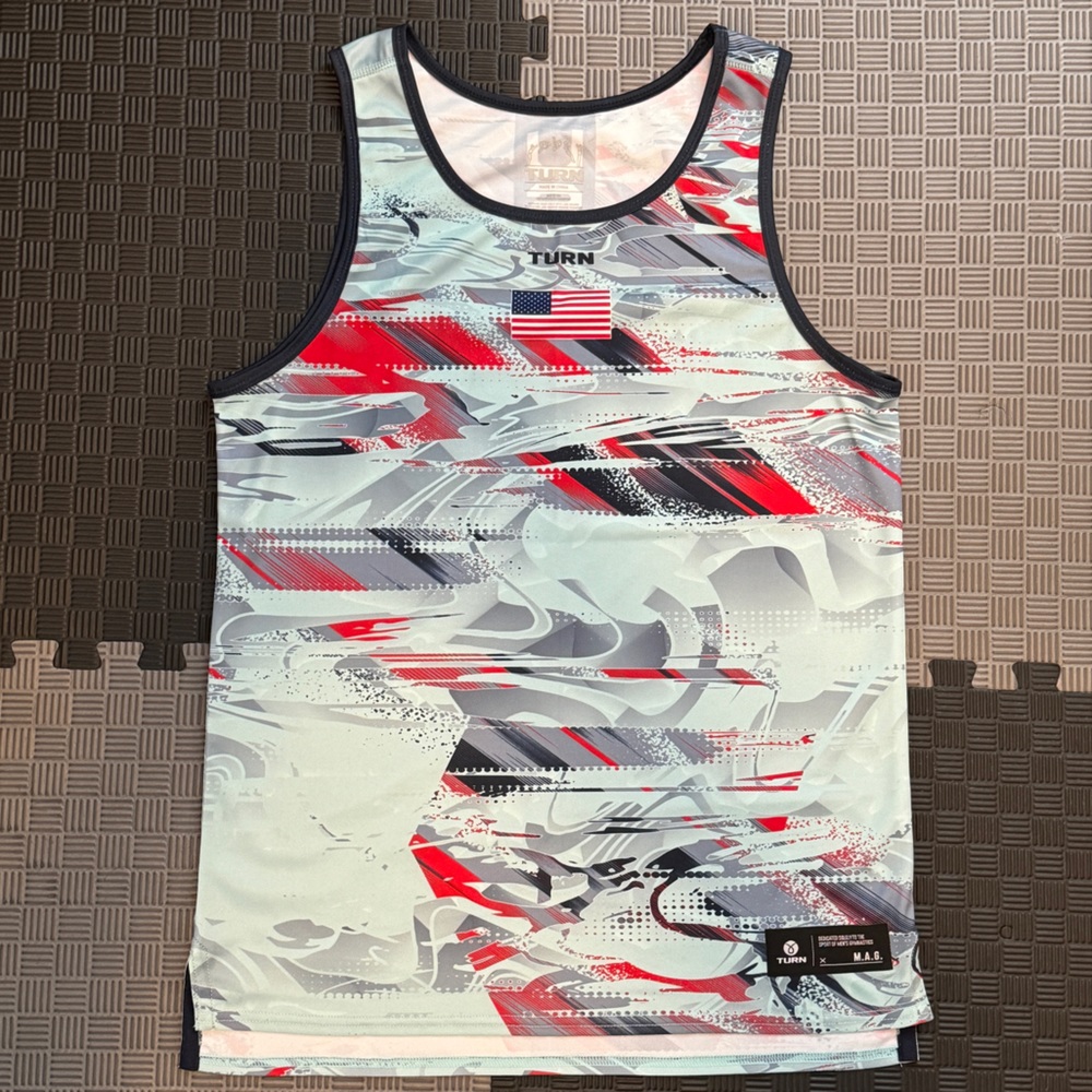 TURN Men’s Gymnastics Team USA Replica Podium Competition Shirt Tank Top